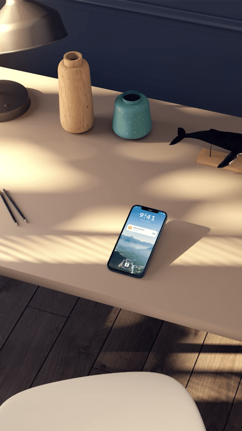 Desk setup 3D animation rendered as cinematic motion graphics scene